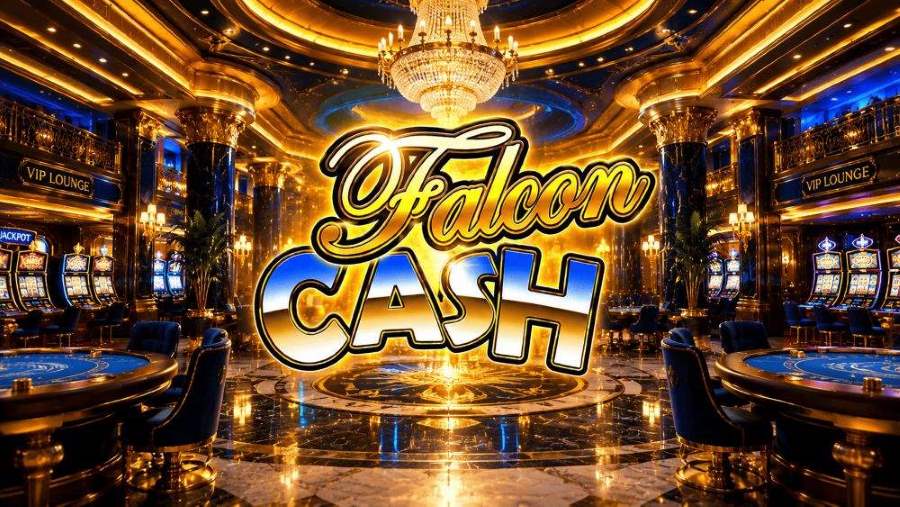 Símbolos con valores monetarios de Falcon Cash durante una ronda de respins
